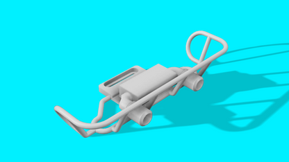 Universal Rear Bash Bar + Exhaust Combo