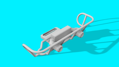 Universal Rear Bash Bar + Exhaust Combo
