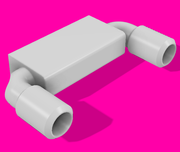 Bash Bar Exhaust Add-On